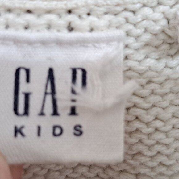 Gap Kids Girl's XS Sleeveless Off White Zip Front Pile Vest - Picture 2 of 7